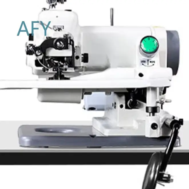 Sewing Machine for Blind Stitching Direct Drive Overlock Sewing Machine for Clothes Fabrics 220V 110V Foot Rolling Machine