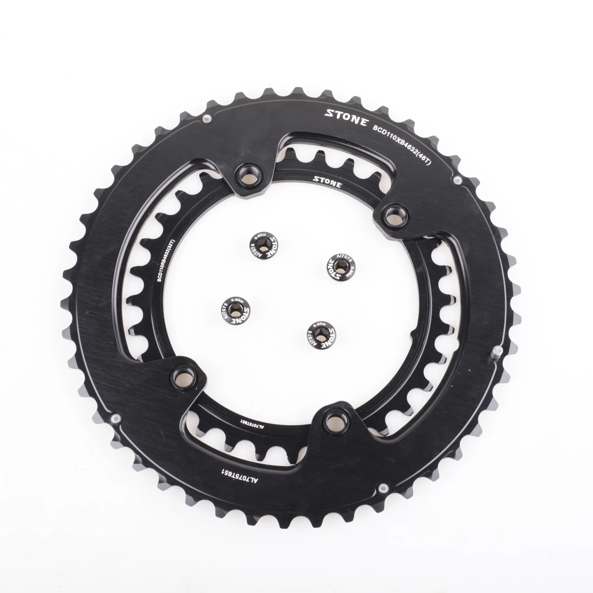 

Road Bike Dual Chainring Double BCD110 for Shimano FC-5800 FC-6800 FC-9000 Rotor 46/32T 48/33T 50/34T 52/36T 53/39T 54/40T