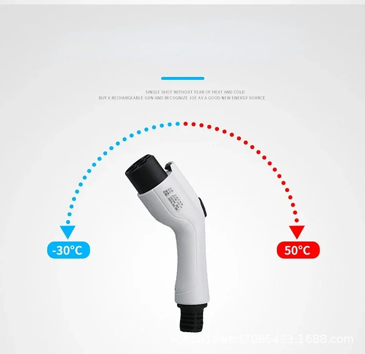 New energy electric vehicle AC charging AC G/BT plug 32A vehicle end single gun