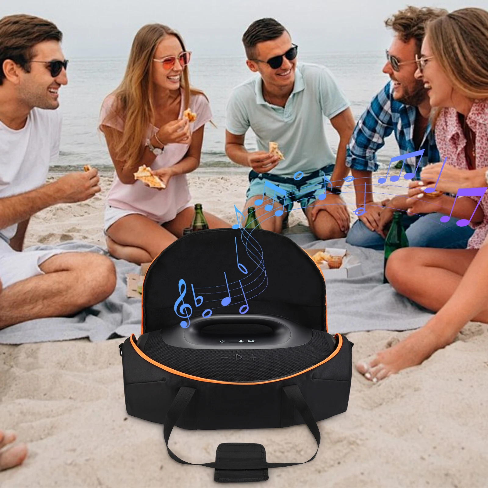 

Сумка для переноски с отсоединяемым ремнем, чехол для хранения звукового устройства Boombox 4