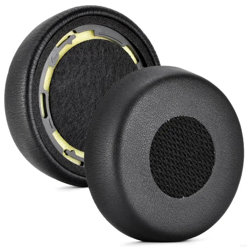 

652E Soft Protein Leather Earpads Ear Pads for Evolve 75 75+ Earphone Memory Foam Earcups Easily Replaced Ear Cushions