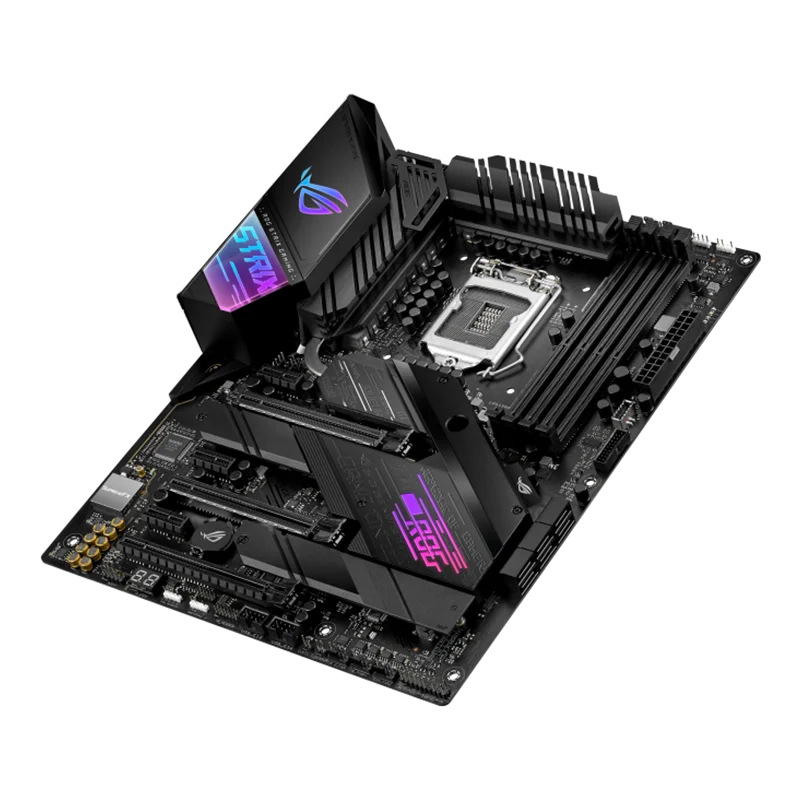 اللوحة الأم ASUS ROG STRIX Z490-E GAMING LGA 1200 (Intel 10th Gen) Intel Z490 (WiFi 6) SATA 6 جيجابايت/ثانية ATX Intel