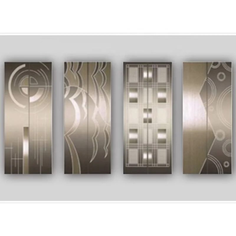 

Titanium Design Cabin Door Panel for Elevator Landing Passenger Pattern Optional