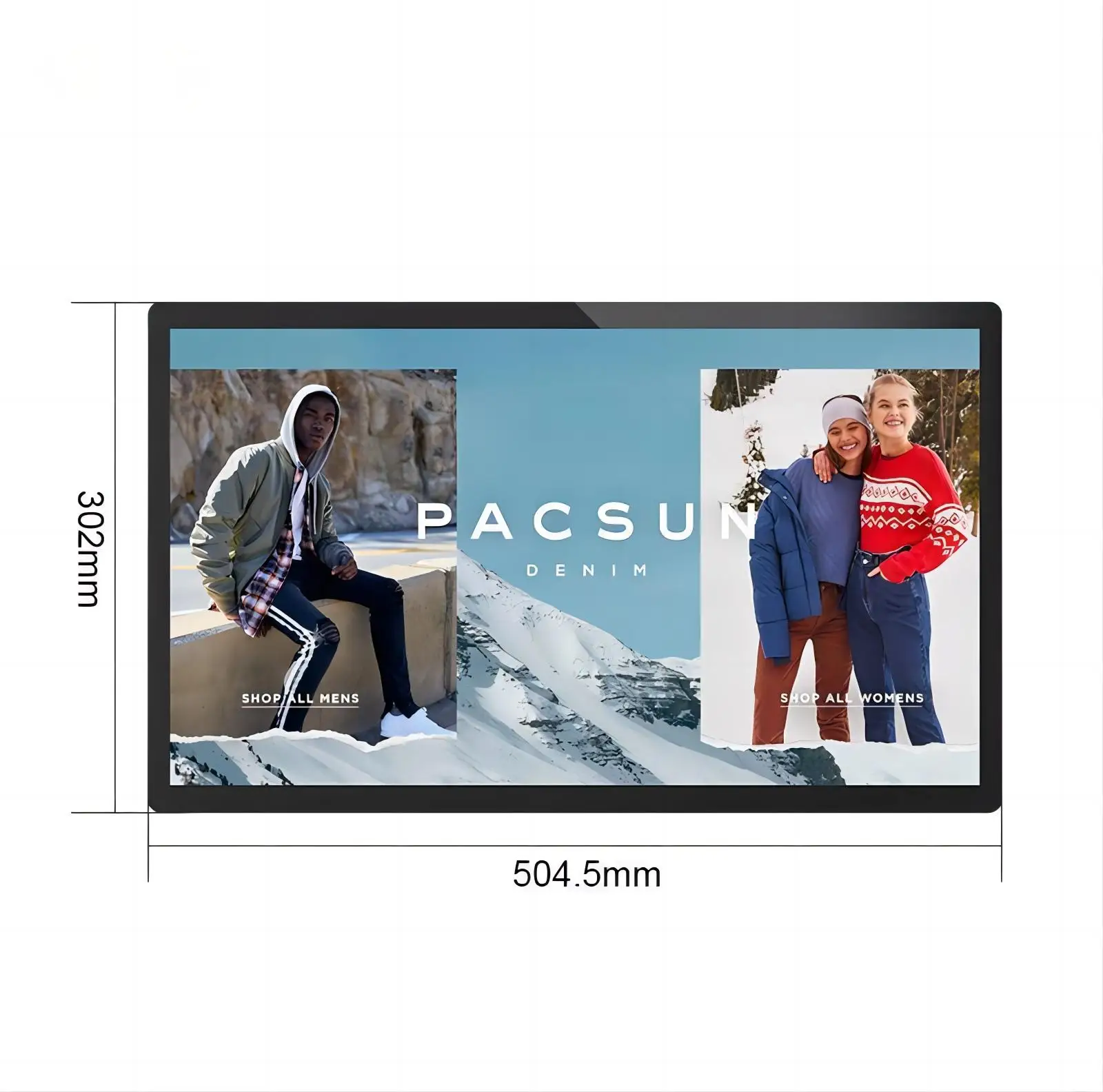 21.5 Inch Wall Mounted Android Tablet Capacitive FHD 1080P Touch Screen PC AIO  KDS Advertisement Display Multi Media TV