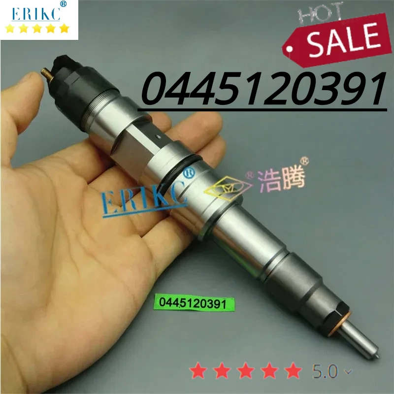 

ERIKC 0445120391 Common Rail Injector 0 445 120 391 Diesel Fuel Injection 0445 120 391 Spray Nozzle 0445120391 Auto Assembly