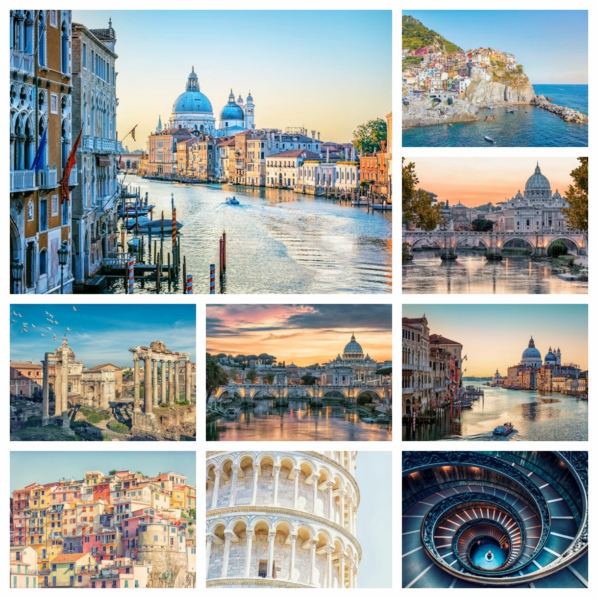 Landscape 5d DIY Diamond Art Painting Kits Rome Florence Manarola Tuscany Travel Embroidery Mosaic Cross Stitch Home Decor