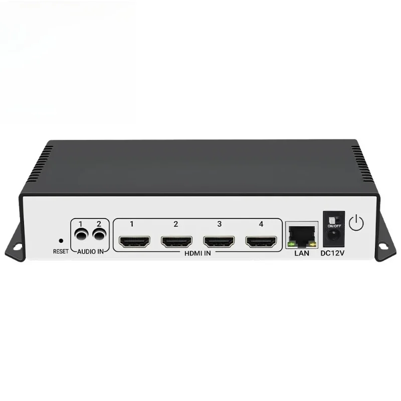 Multi-channel 4K H.265 H.264 RTMP SRT IPTV video encoder supports HDCP, high definition HDMI to IP live encoder hardware
