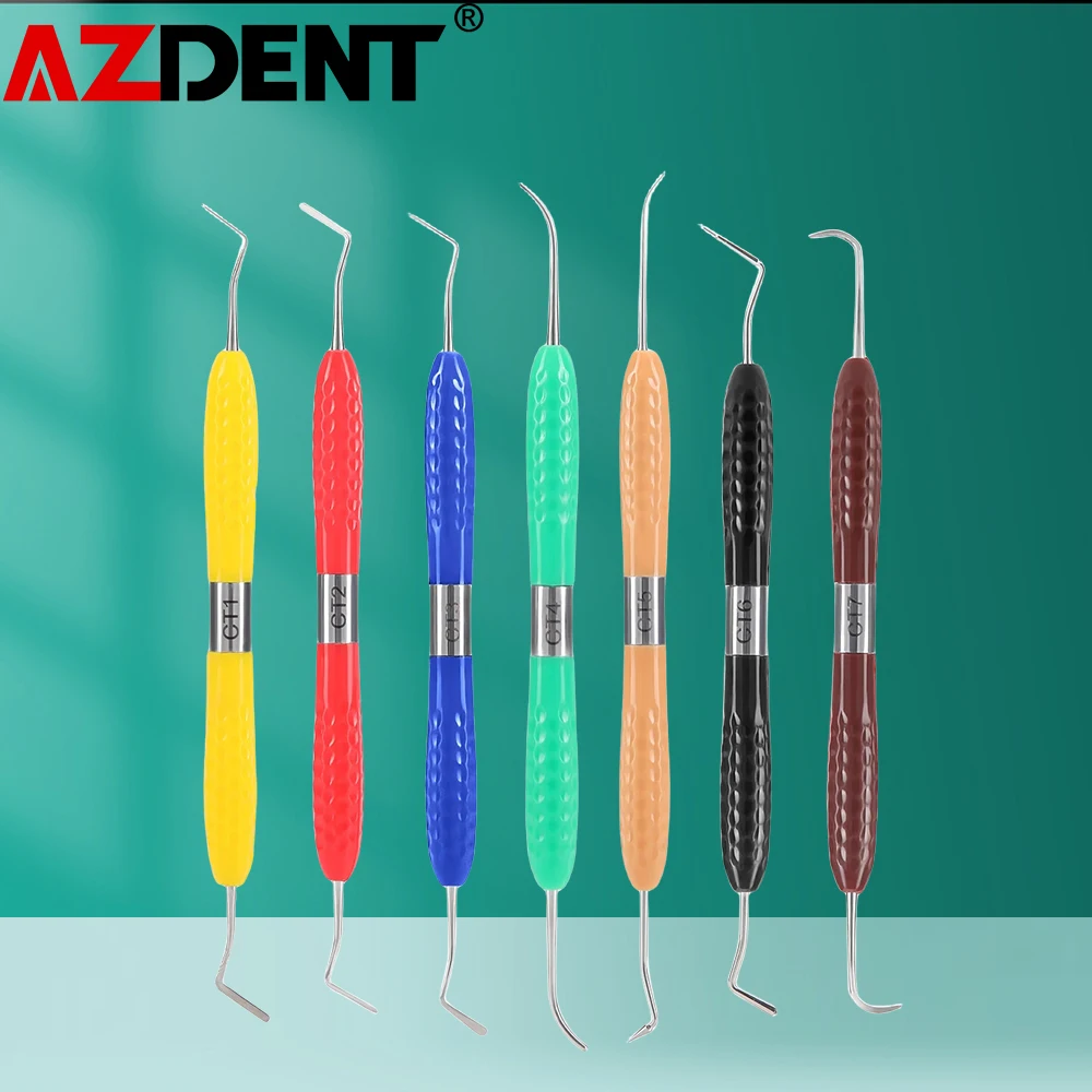 NEW AZDENT 1 PC Dental Resin Filler Aesthetic Restoration Kit Fit for Resin Knife Plastic Dresser Easily Identifiable High Metal