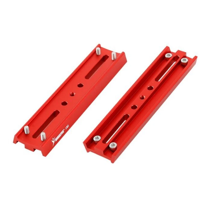 Agnicy 4 Screws Positioning Dovetail Plate 180mm Equatorial Instrument Holding Clamp Quick Installation Board Red Black Green