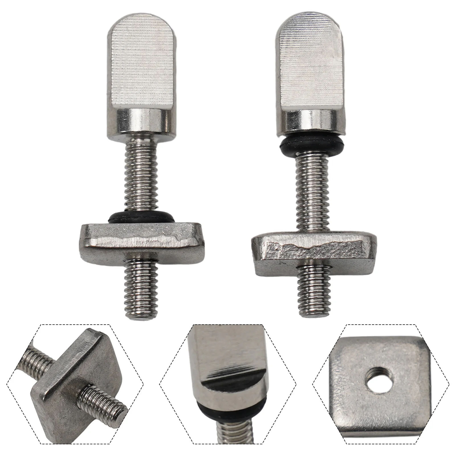 

2 Pcs Surfboard Tail Fin Screw Quick Fit Fin Nut & Bolt For Sup/Surf Etc. M4 Surfboard Tail Fin Screw New 316 Stainless Steel