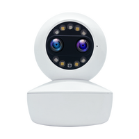 2MP 1080P Yoosee APP Dual Lens Full Color Night Vision IP Camera Wireless PTZ AI Humanoid Detection Home Security CCTV Monitor