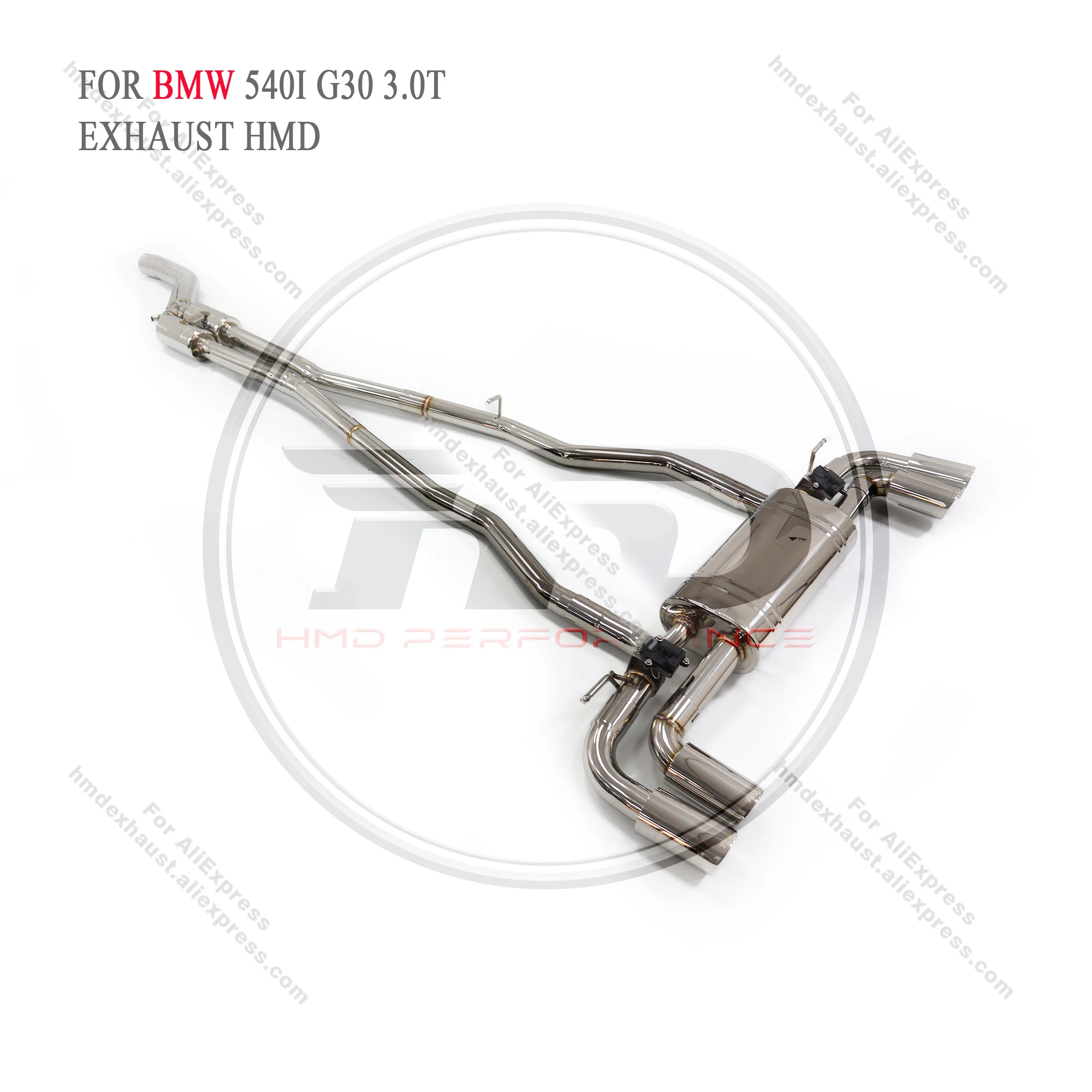 

HMD Exhaust System Stainless Steel Performance Catback for BMW 540I G30 3.0T Muffler With Valve