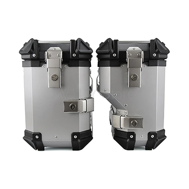 

For Honda BMW Motorcycle CNC Aluminum Moto Helmet Trunk 38L Top Case Tail Rear Toolbox Waterproof Key Lock Edge Boxes
