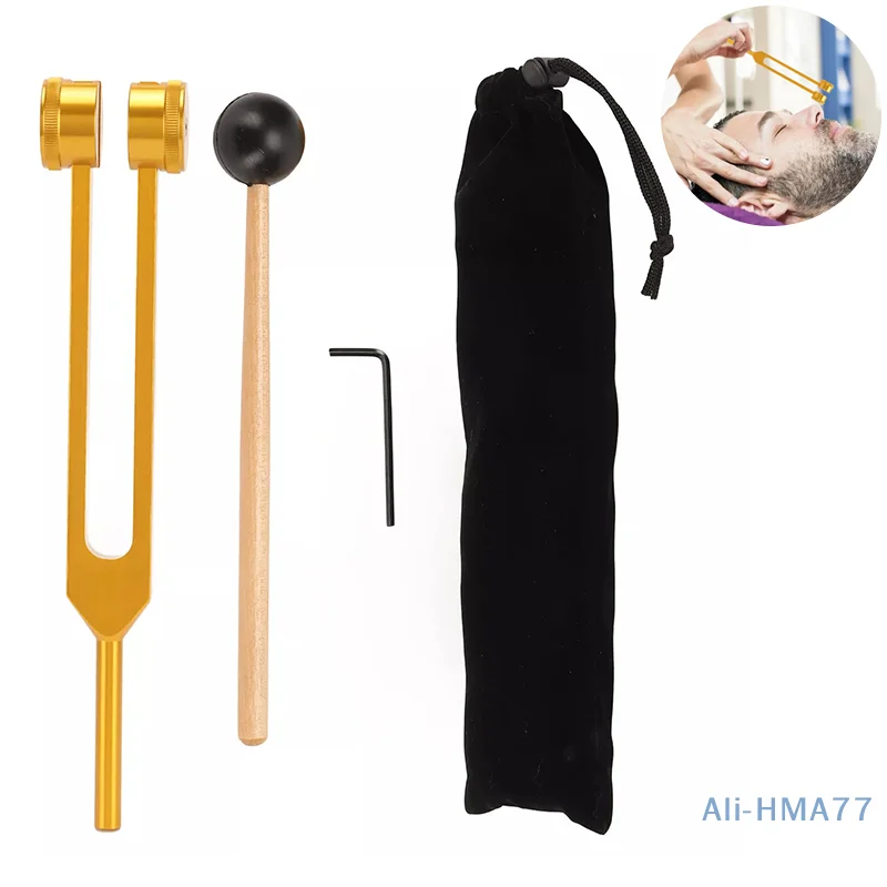 128 Hz Medical-Grade Tuning Fork Instrument With Fixed Weights Tuning Fork For Healing Sound Therapy