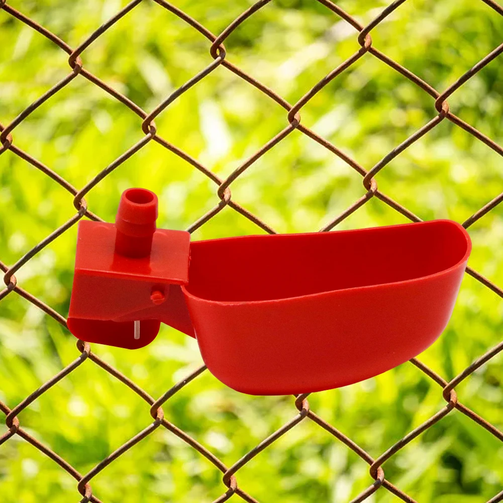 5/10/20Sets Bird Quail Water Drinker Bowl Drinking Cups Automatic Quail Waterers for 10Mm Pipe Bird Parrot Drinking Fountains