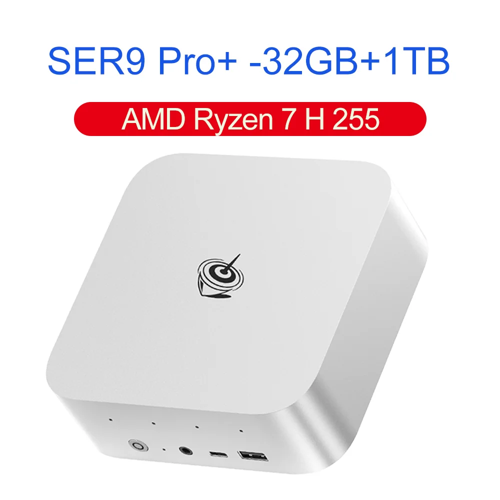 Beelink SER9 Pro/Max AMD Ryzen 7 H255 32GB LPDDR5X RAM 1TB NVMe