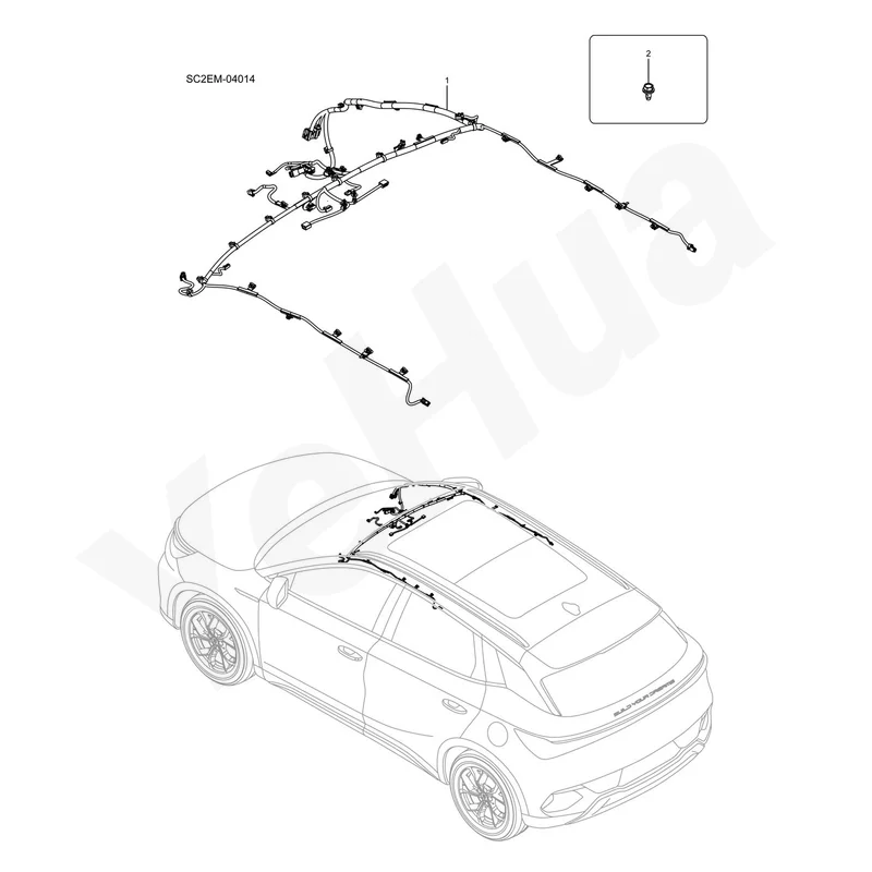 

For BYD ATTO3 Yuan Plus 2021-2025 SC2E-04014 ceiling harness Original Car Accessories Para Auto Tools