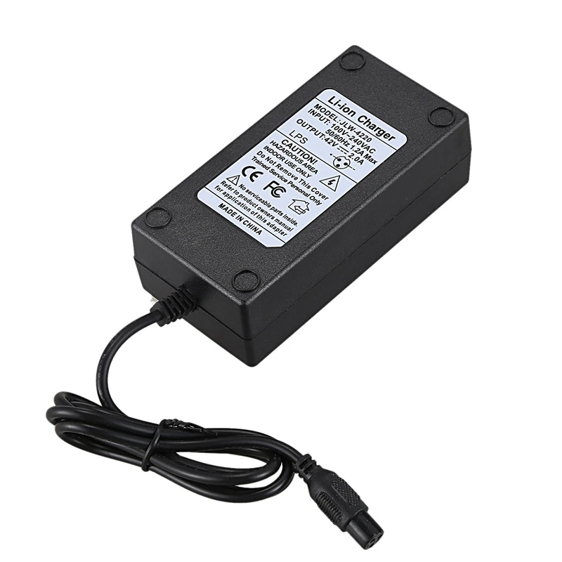 ABGI Smart Car Battery for Hoverboard, 42V 2A Balancing Scooter Power Adapter US Plug 5Pcs