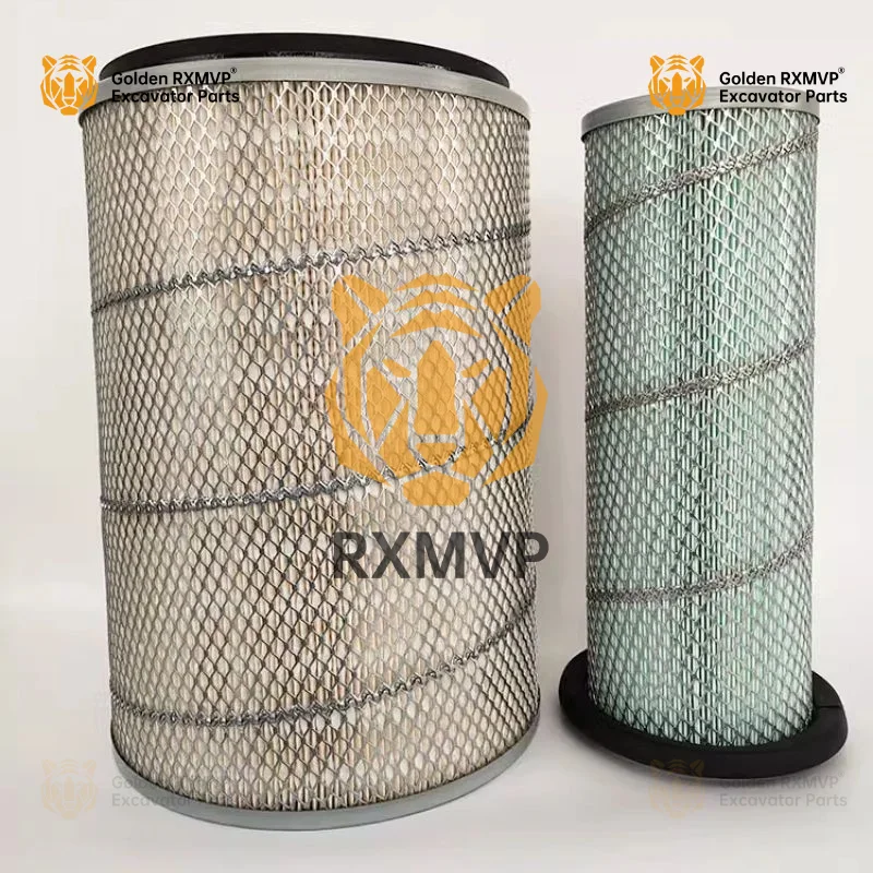 For Sany SY195/195C Diesel Filter Element Oil Filter Air Filter Element Hydraulic Oil Filter Pilot Filter Maintenance