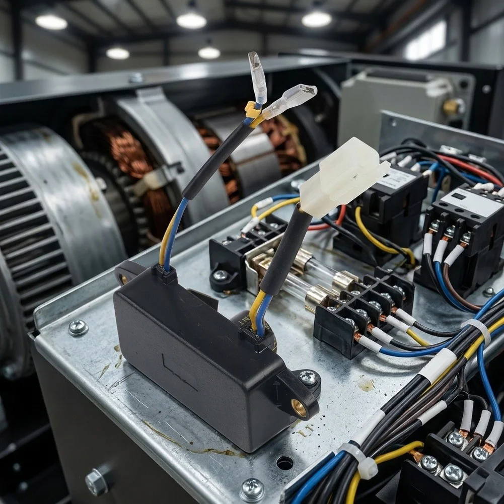 Automatic Voltage Regulator AVR for 2KW 3KW 3.5KW 4KW 4.5KW Generators Featuring 100VDC Output and 2A Load Support