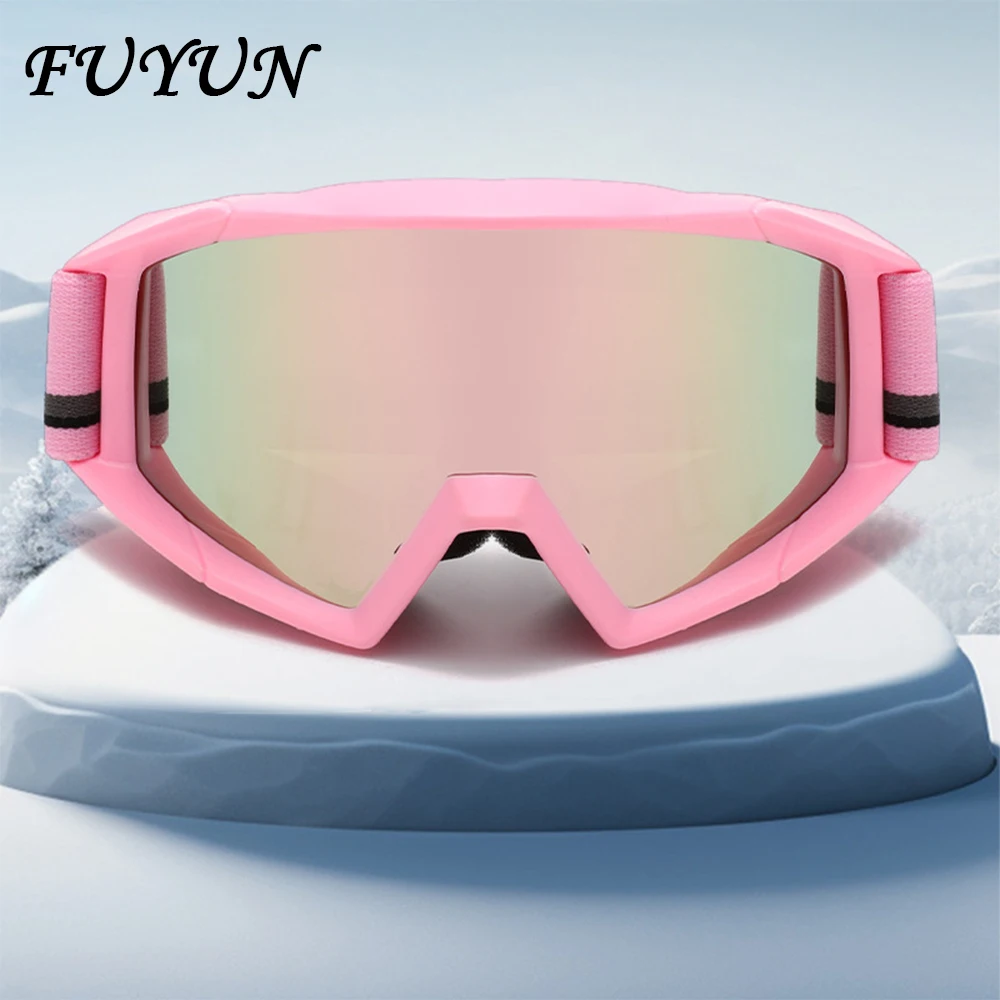 Fashion Men's Anti Fog Mountain Climbing Goggles New Coated Reinforced Women Skiing Goggles Y2K Outdoor Sports Windproof Goggles