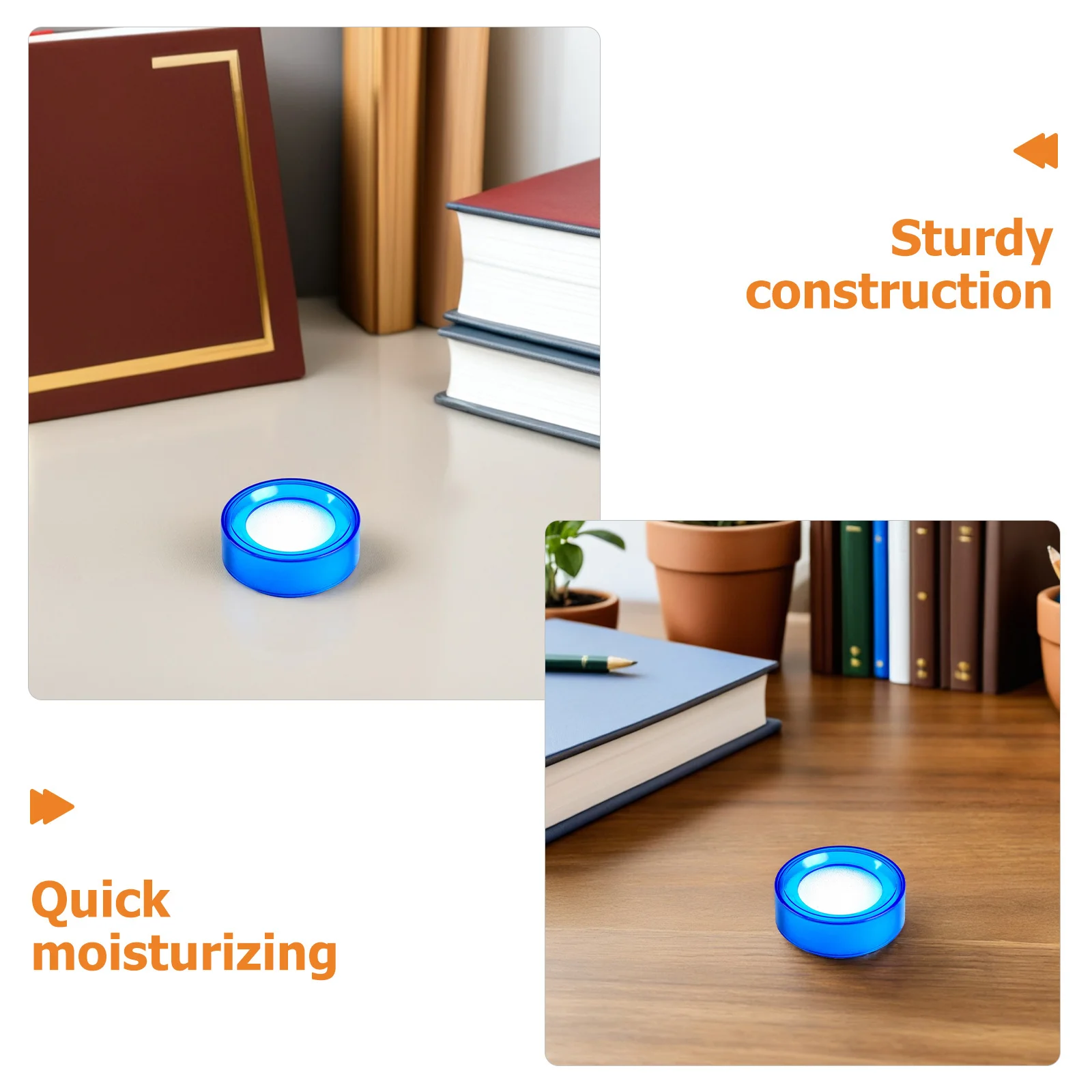 5Pcs Cash Counting Sponge Finger Moistener for Handling Paper Efficient Moisturizing Tool for Bank Office Home Environment Use