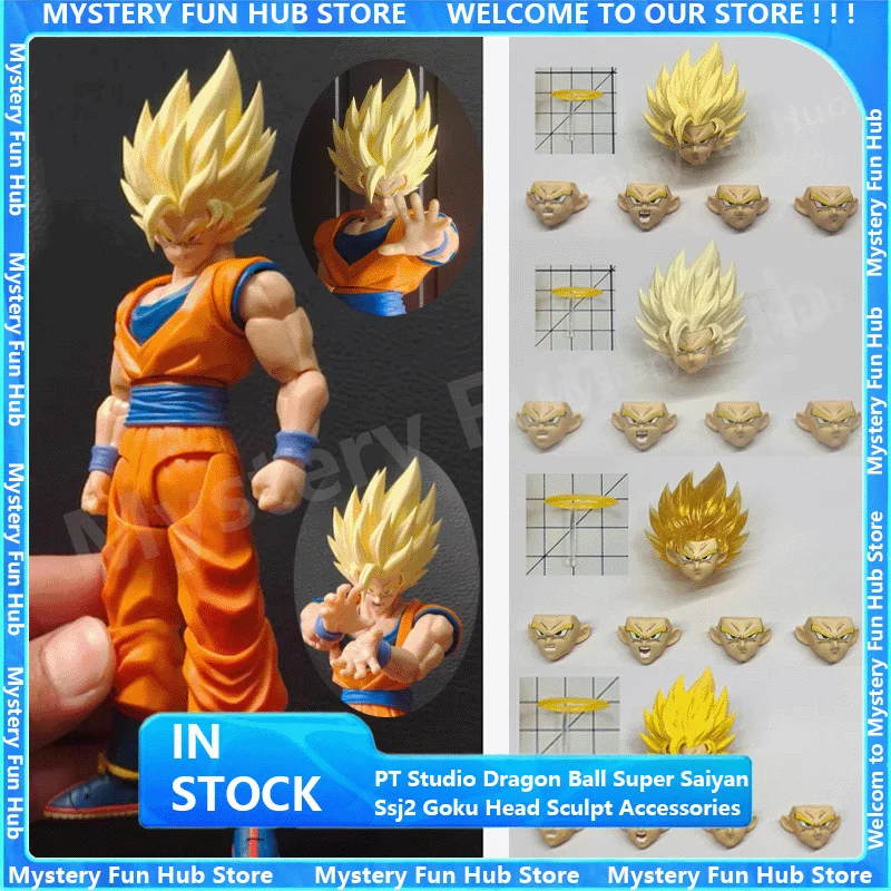 

В наличии: Скульптура головы Сон Гоку (Супер Сайян 2) из Dragon Ball Super для PT Studio, аксессуар для фигурки, модель головы Сон Гоку (Ko Dko), игрушка, подарок