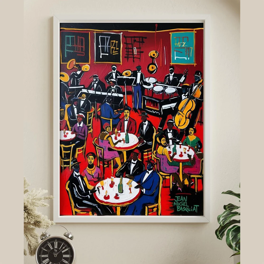 Pablo Picasso Wall Art Prints Picasso Style Woman Canvas Print Poster Colorful Cubism Art Jazz Club Graffiti Art Print Abstract