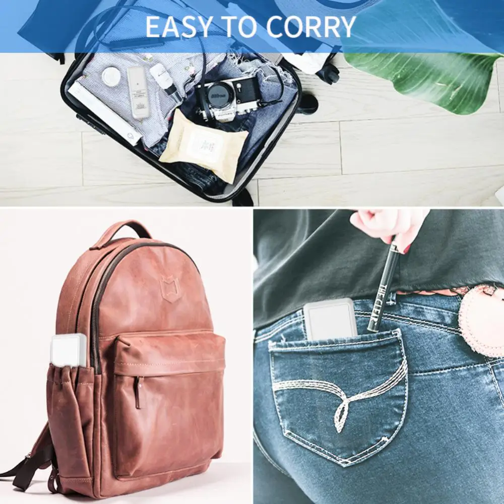 투야 스마트 야외 미니 온도 습도 센서, 모바일 앱 원격 모니터링 지지대 게이트웨이,-20 ℃-70 ℃ 감지 범위, 1 개, 2 개