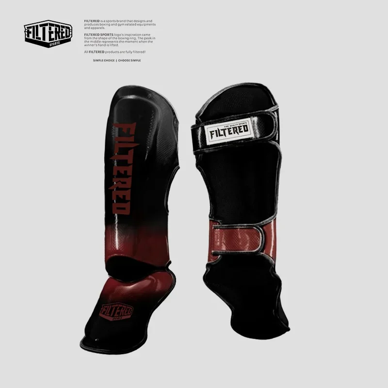 FILTERED SPORTS Protective Leg Guards Sports Unisex Kickboxing Shin Guards Shin Pads for Combat Training Made of Diving SG01