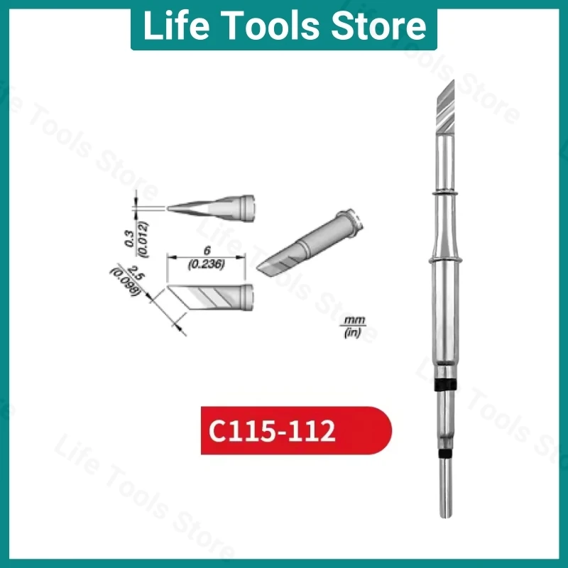 

C115 112 Soldering Iron Tips for JBC NASE/NANE NT115 Handle/T115 Handle/T115 Handle Control Phone Maintain Repair Tools