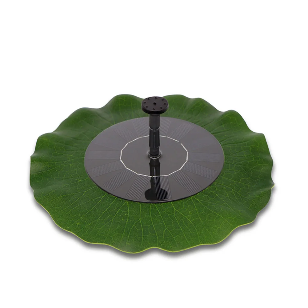 

Floating Solar Fountain ABS Lotus Leaf Solar Floating Fountain Water Pump Pool Fountain Outdoor Decoration Package Content