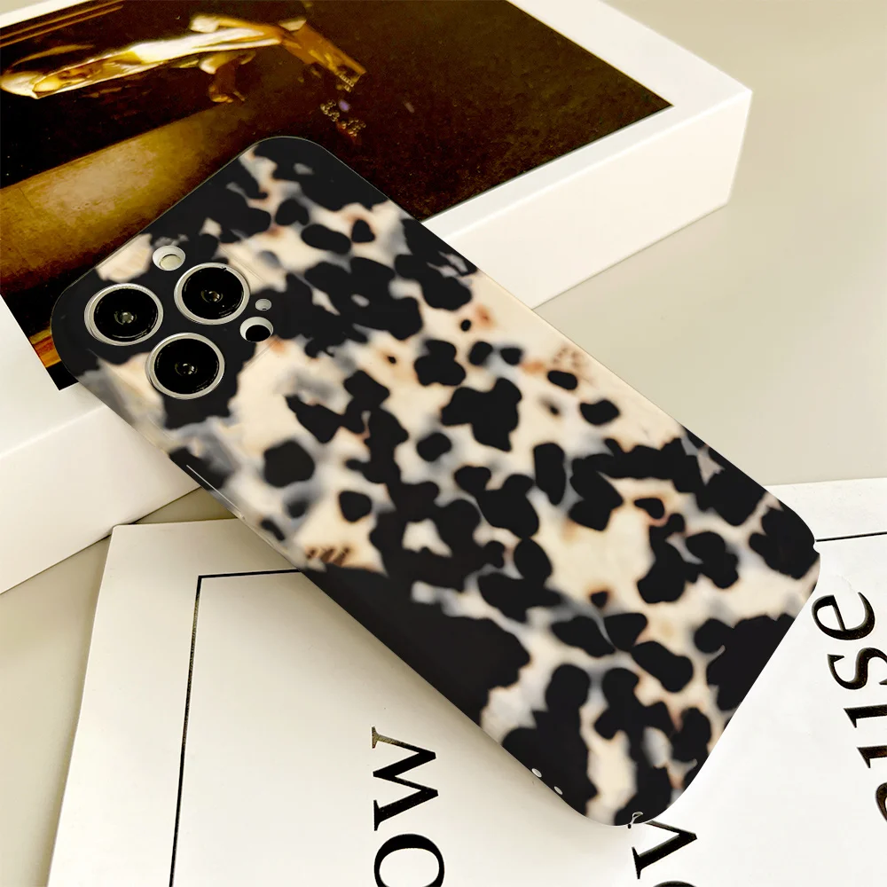 Fashionable and trendy tortoiseshell design case suitable for iPhone 17 16 15 14 13 12 11 Pro/Max/Plus anti drop and shockproof