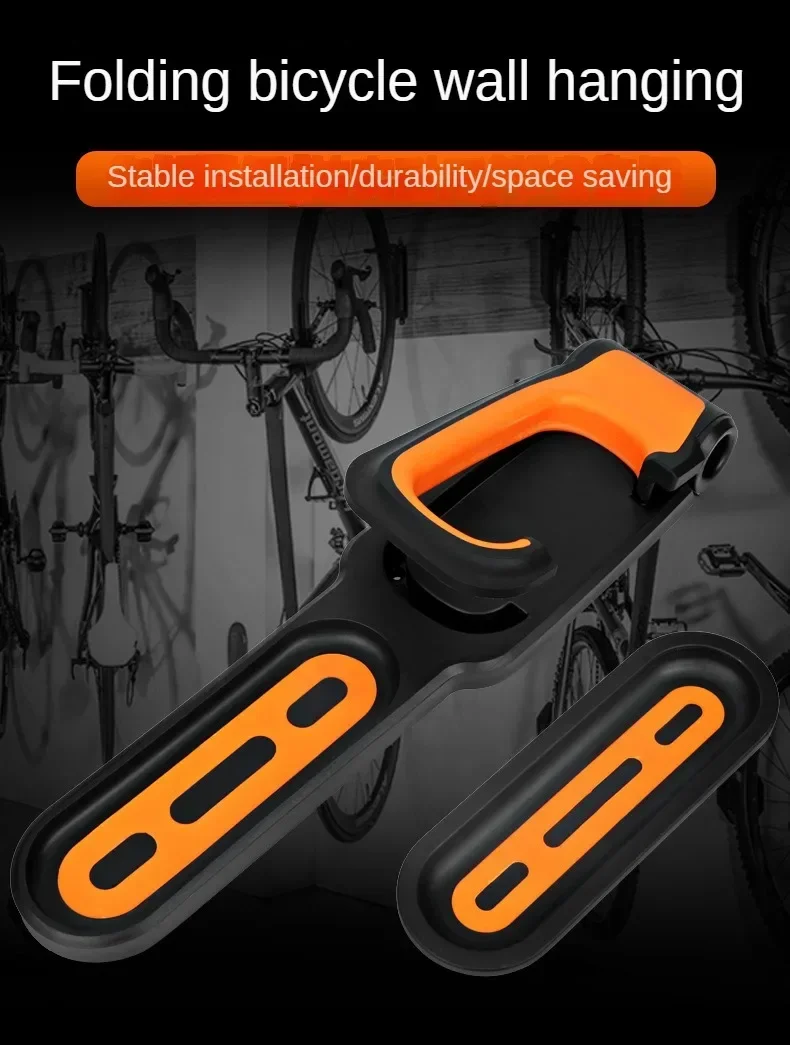 1PC Bicycle Wall Mount Rack Mtb Road Bike Storage Fixed Hanging Hook Bike Support Stand Bracket Holder Cycling Parking Buckle