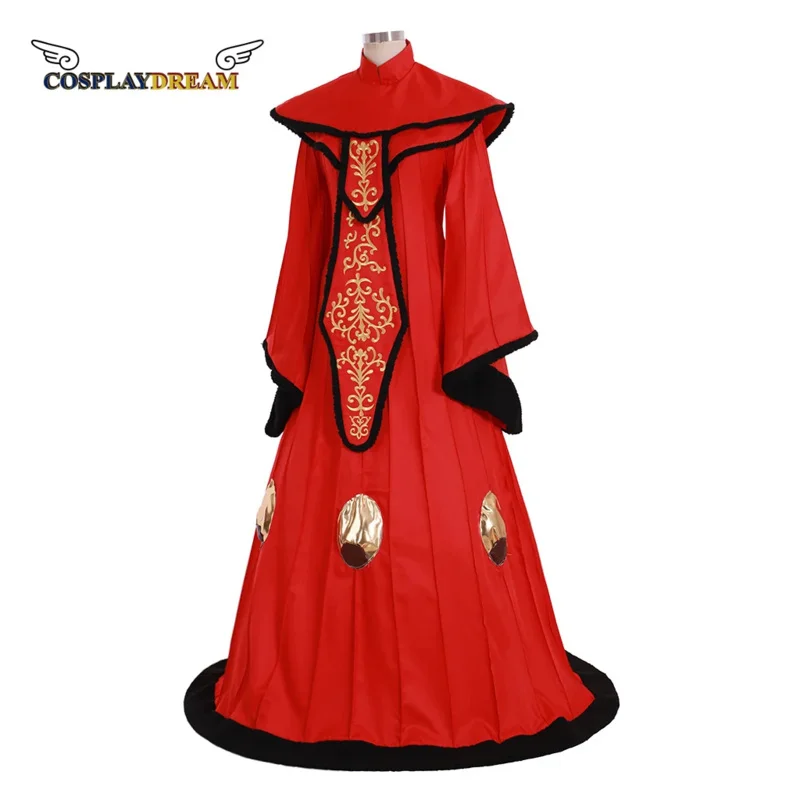 The Phantom Menace Cosplay Queen Padme Amidala dress costume red Halloween Carnival party custom made