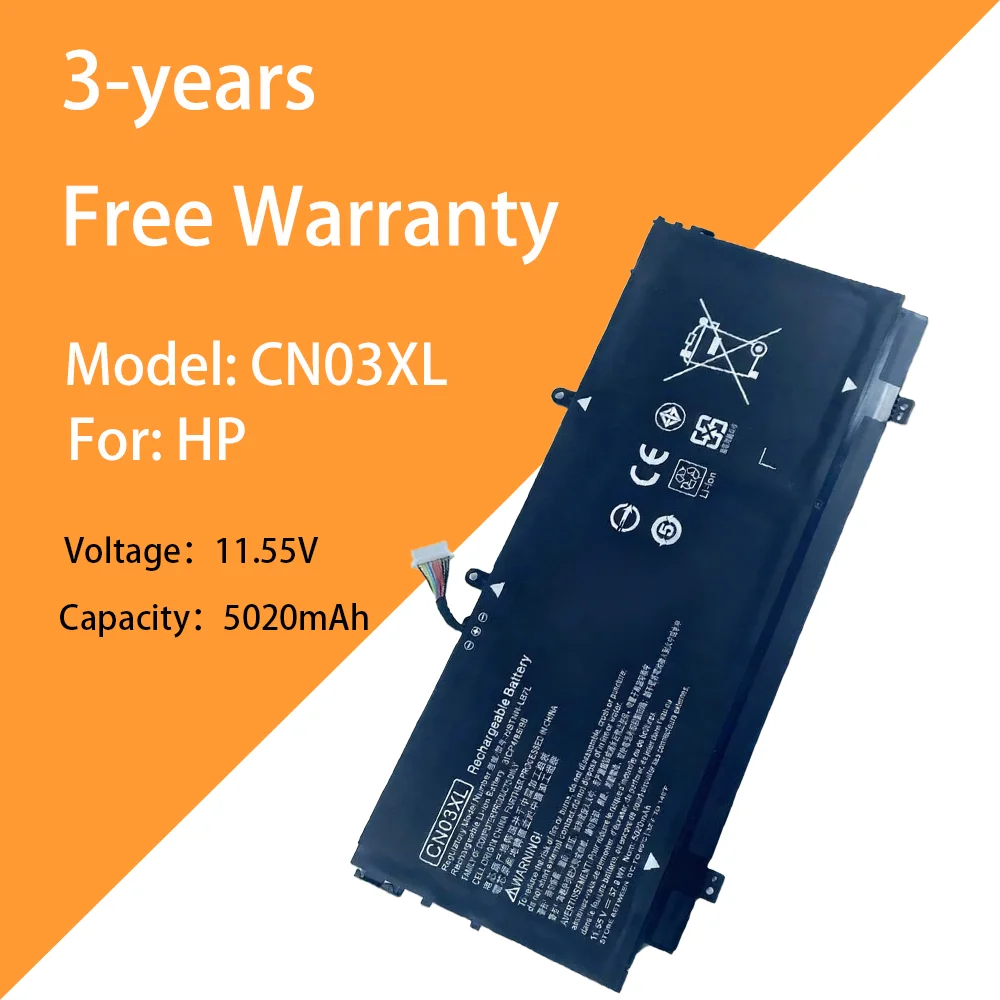

11.55V 5020mAh new notebook battery CN03XL for HP Envy 13-ab023TX TPN-Q178/I127