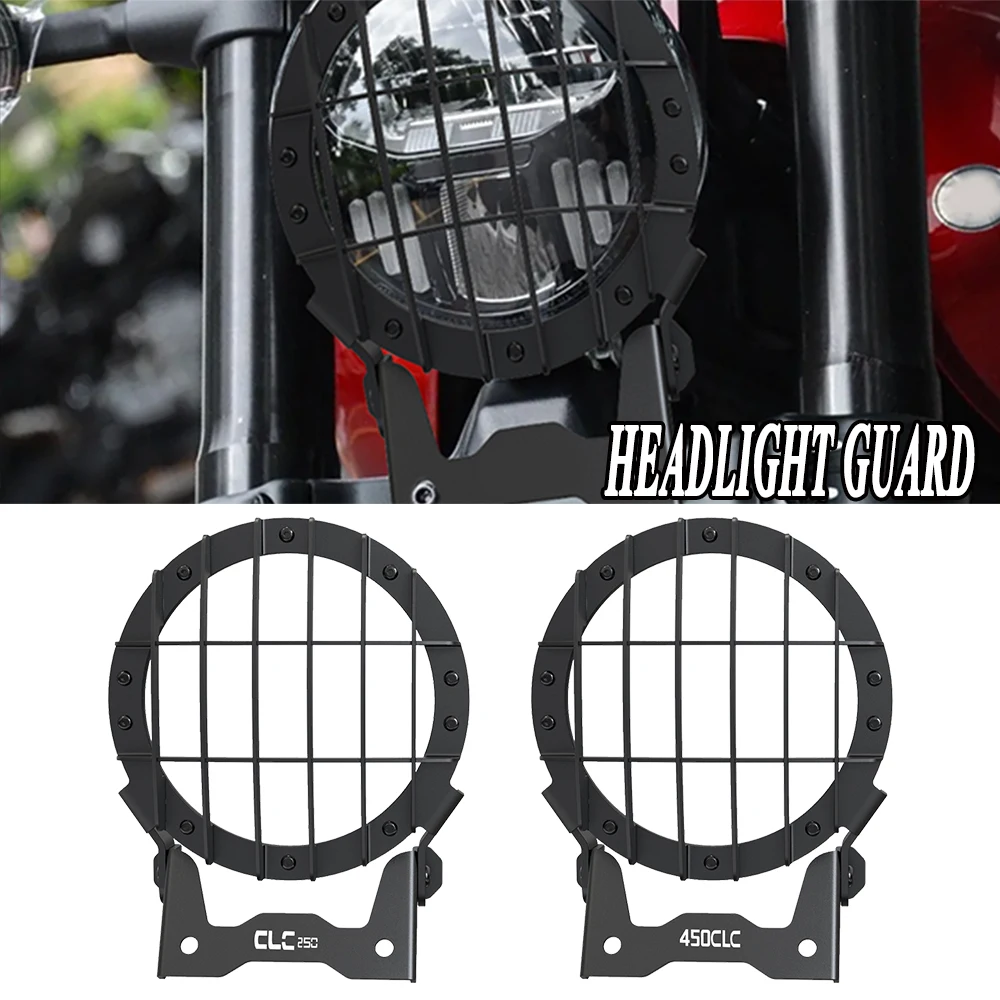 

450CLC Motorcycle Accessories FOR CFMOTO CLC 450 Bobber 2023 2024 2025 CLC450 Headlight Grill Guard Protection Cover Protector