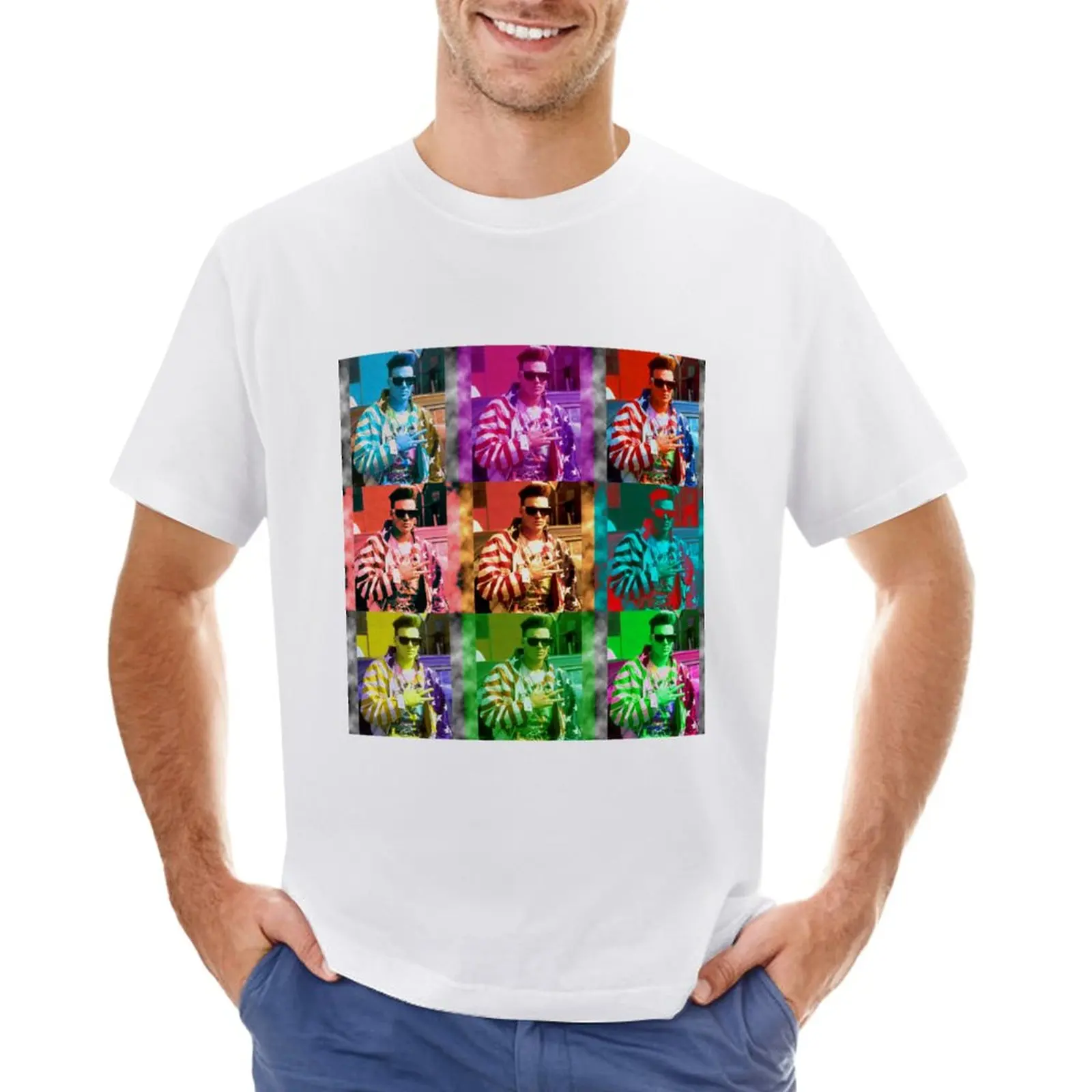 

Vanilla Ice Collage T-Shirt sweat plus size tops mens cotton t shirts
