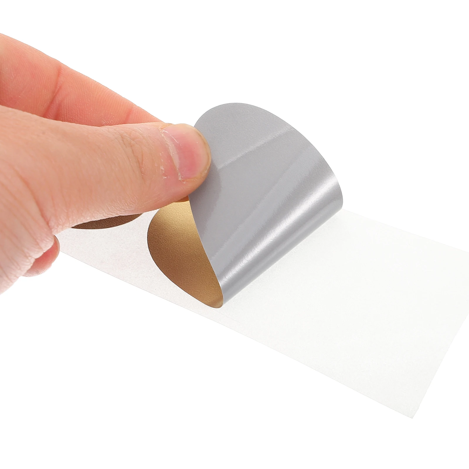 

50 Pcs Scratch Card Stickers Envelope Seal off Letter Round Self Adhesive Paper Labels Peel-off