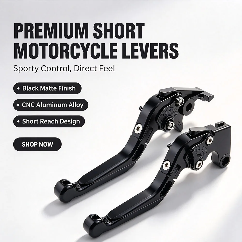 For Kawasaki Ninja 400 NINJA400 EX400 EX 400 2018-2019 Motorcycle CNC Folding Extendable Brake Clutch Levers Adjustable Set Alum