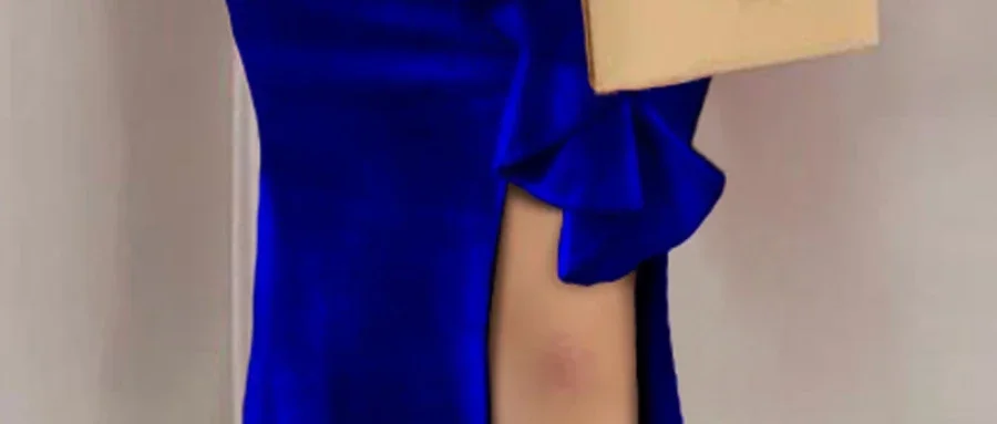 Off Shoulder Velvet Ruffles High Slit Evening Dress Women Solid Color Sexy Bodycon Mini Dress