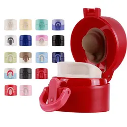 Replacement Water Bottle Cup Lid Universal Splash Proof Plastic Therms Cup Bounce Cap Portable Sealing Bottle Cover for Bottle