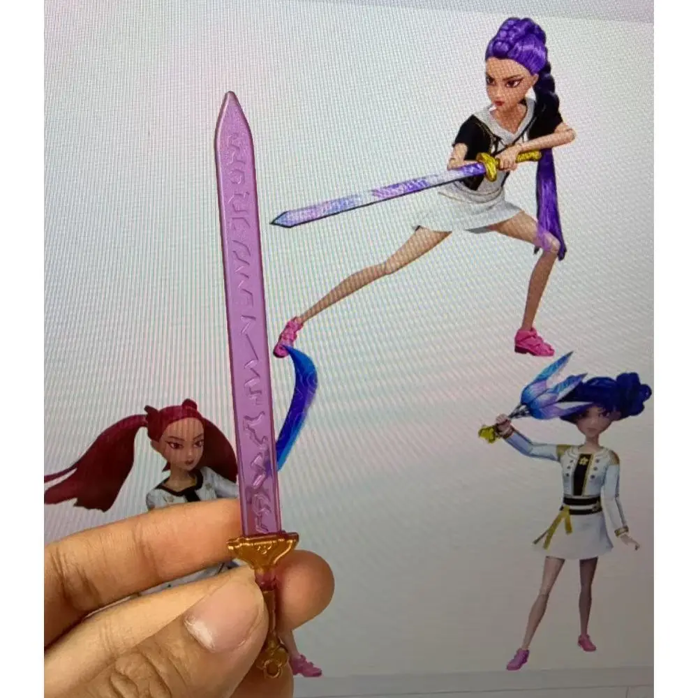 Lalka KPOP Hunting Witch Group - Rumii, Mira, Zoe |   Figurka kolekcjonerska z PVC, ruchoma, zabawka