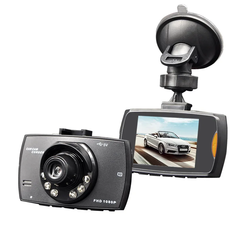 XUSHIDZ Q02 dash camera 1080P Super LightWeight dashcam with Six Infrared Night Vision Light Vehicle Recorder