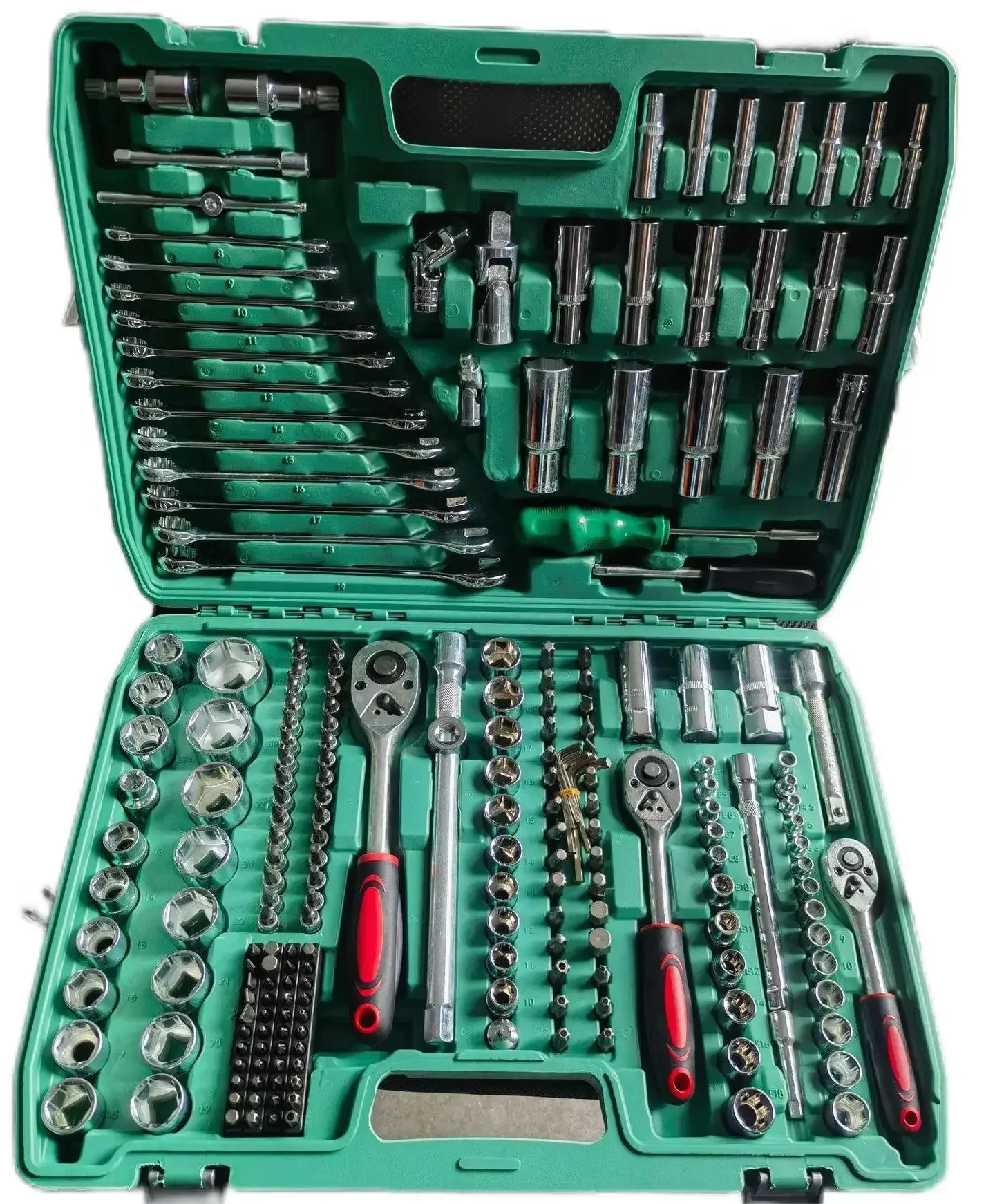 2026 216 Piece Herramientas Auto Repair Spanner Ratchet Wrench Steel Car Tool DIY Automotive Mechanic Home Tool Kit Set availabl