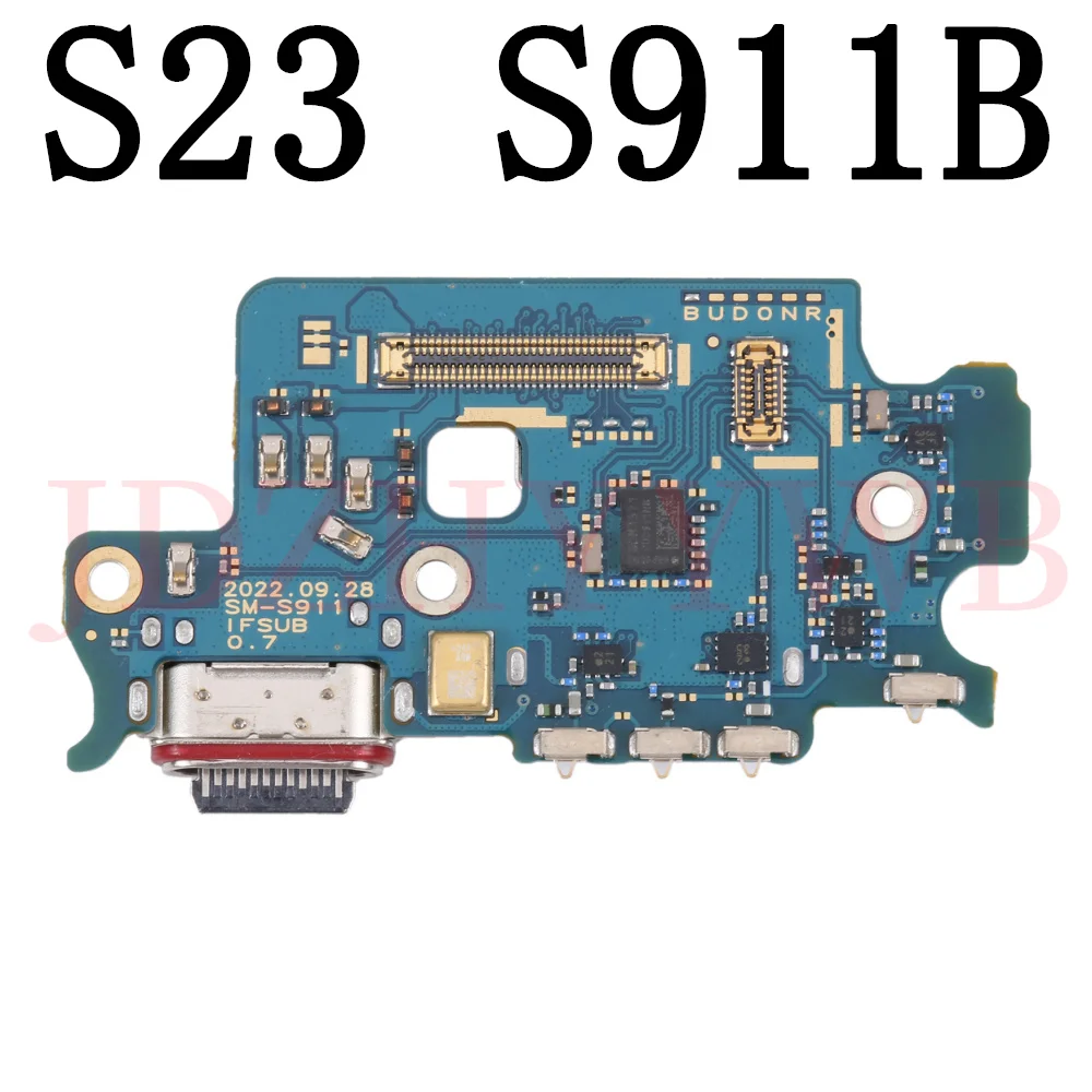 USB Charge Jack Dock Connector Charging Port Board Signal LCD Main Motherboard Flex Cable For Samsung Galaxy S23 5G S911B S911U