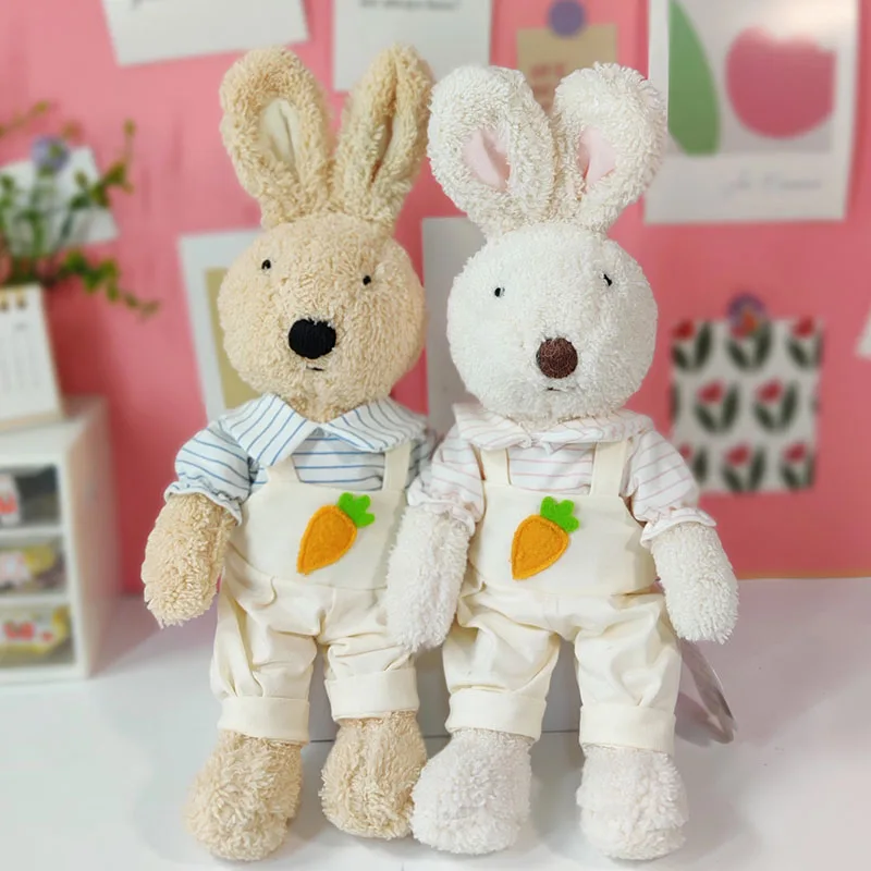 30cm/45cm/60cm Le Sucre Doll Clothes for Rabbit/Cat/Bear Plush Toys Bunny Suit Sweater Accessories for BJD Dolls Kids Gifts