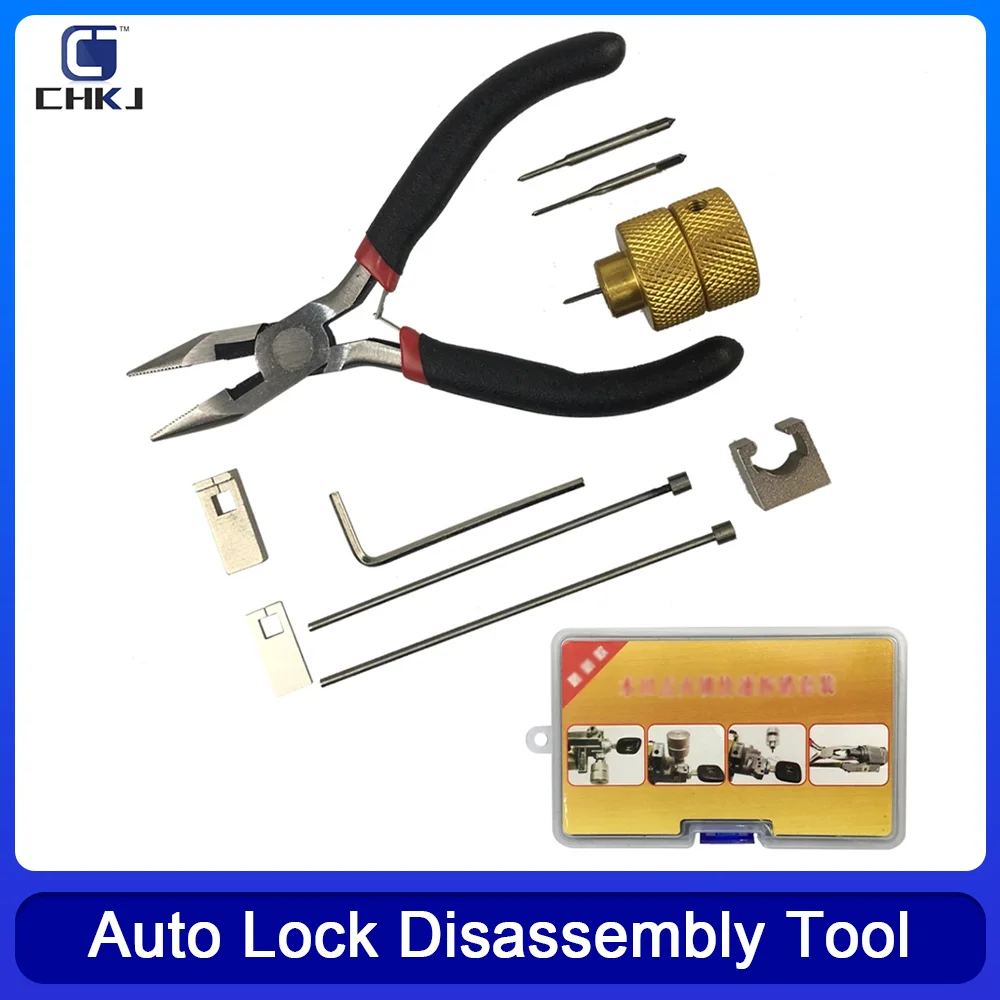 CHKJ For Honda Auto Lock Disassembly Tool Car Ignition Cancellation Lock Removal Pin Locksmith Repair Tool Car Accessories