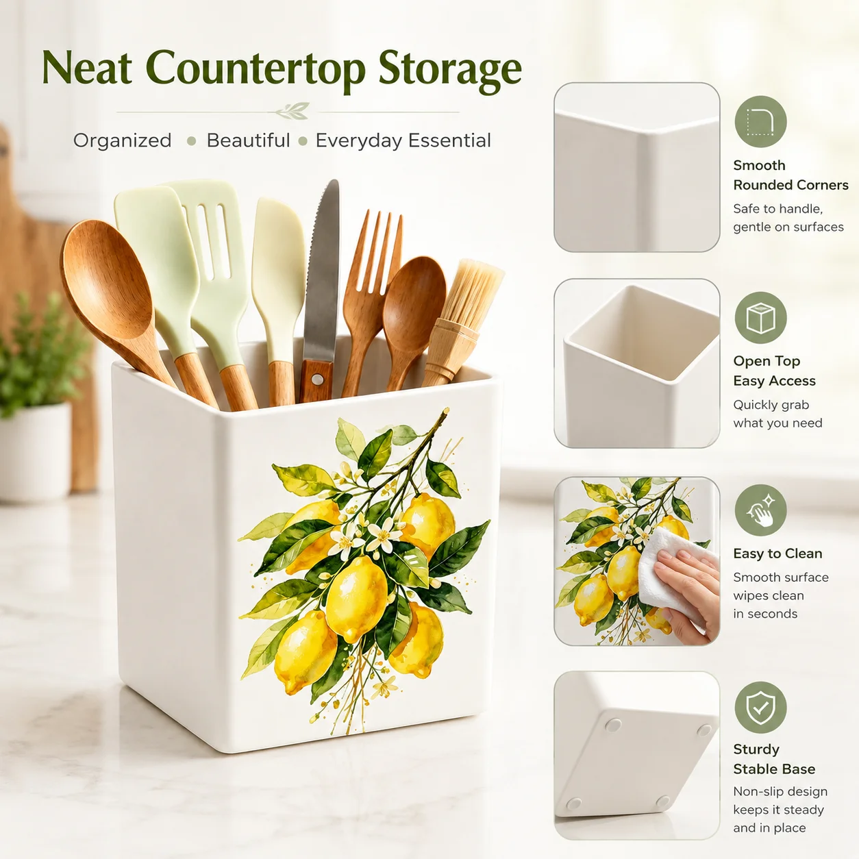 Mutfak Gereçleri Tutucu Limon - Stackable Pantry Bin incelemesi ve fiyatı