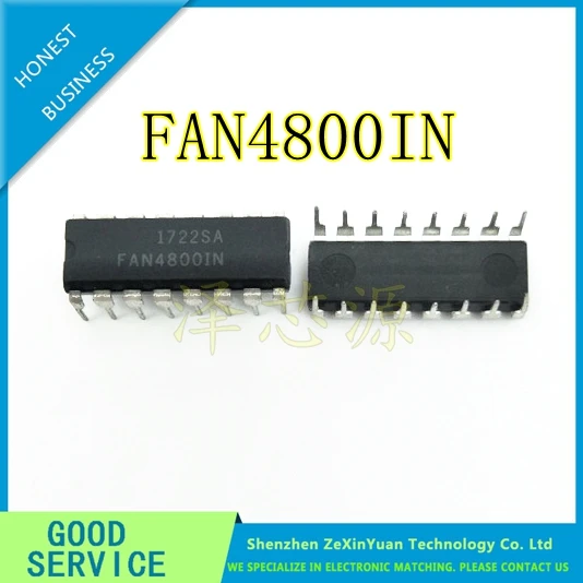 5PCS/LOT  FAN4800IN FAN48001N FAN4800I FAN4800 DIP-16  Best quality